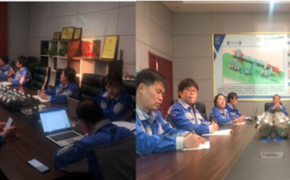 努力工作，健康生活，艾灸培訓(xùn)中